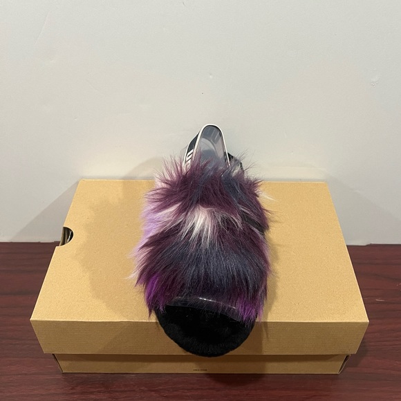 Ugg Fluff Yeah Slide, 1117326, Tie Dye Magnolia - Picture 6 of 12